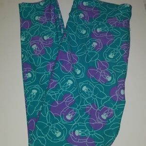 TC Lularoe Disney Minnie Leggings NEW